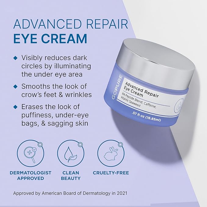 goPure Ultimate Firming Set - Skincare Routine for Firmer-Looking Skin, 4 Piece Set Includes Tightening Neck Cream, Hydrating Eye Cream, Anti-Aging Moisturizer and Firming Retinol Serum