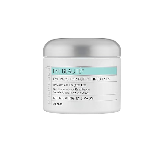 Pharmagel Complexe Eye Beaute Treatment Pads | Herbal Solution | Under Eye Bags and Puffy Eyes Treatment | Pads for Tired, Swollen, and Sagging Eyes - 60 Count