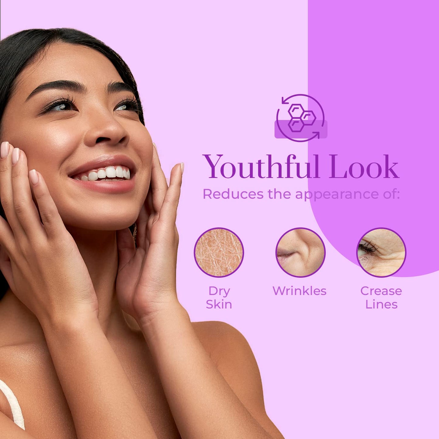 Clear Beauty Collagen Day/Night Moisturizer Set - Dermatologist Tested, Reduces Blemishes, Wrinkles & Fine Lines, Hydrating, Anti-Aging, Cruelty-Free Korean Skin Care, All Skin Types