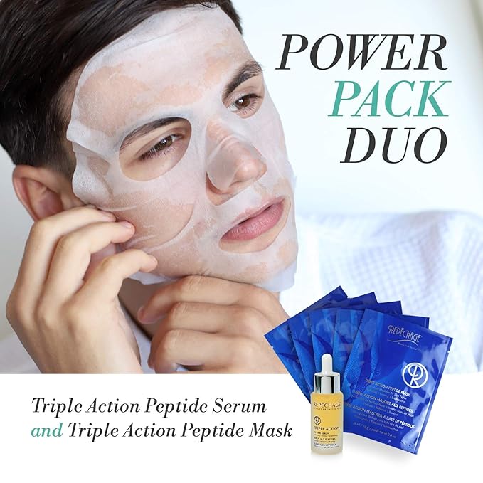 Repechage Triple Action Peptide Serum | Hydrating, Firming & Brightening | 30 ml / 1 fl oz