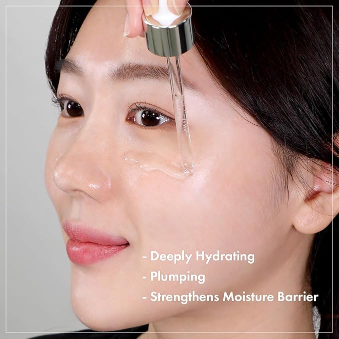 Hyaluronic Acid Ampoule, Hydrating Glow and Skin Barrier Protection, Anti-Aging Face Serum for Dry Skin, Korean Skincare Beauty Products, 100ml, 3.38 fl. oz.
