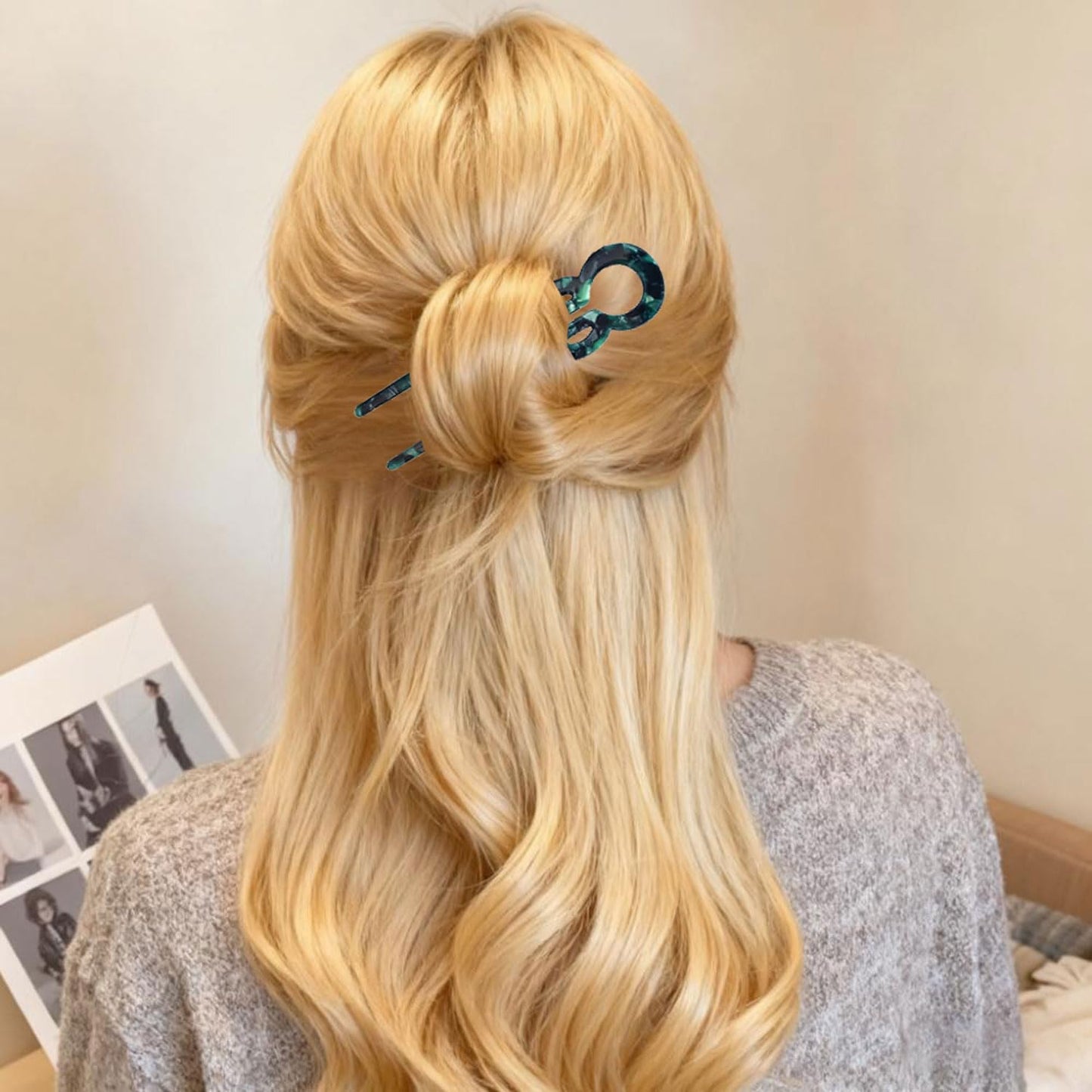 Prestiges French Hair Pin,Multi-colored French Hairpins,Elegant Prestiges Hair Pins for Women New Hair Accessories,Suitable for All Hair Types