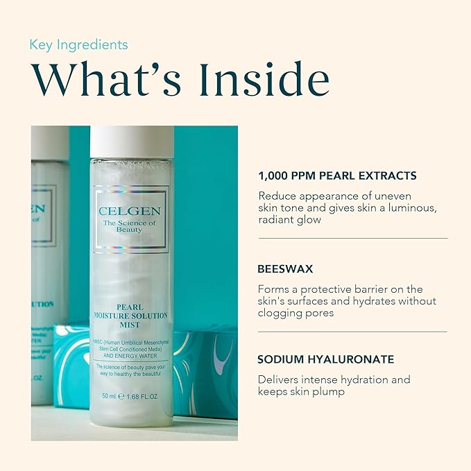 [CELGEN] Pearl Moisture Solution Mist, 4.9 Fl. Oz./145ml