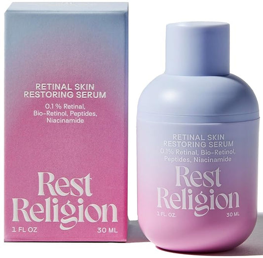 Retinal Skin Restoring Serum with 0.1% Retinal, Bio Retinol, Peptides & Niacinamide, Face Serum for Anti-Aging, Fine Lines & Hyperpigmentation
