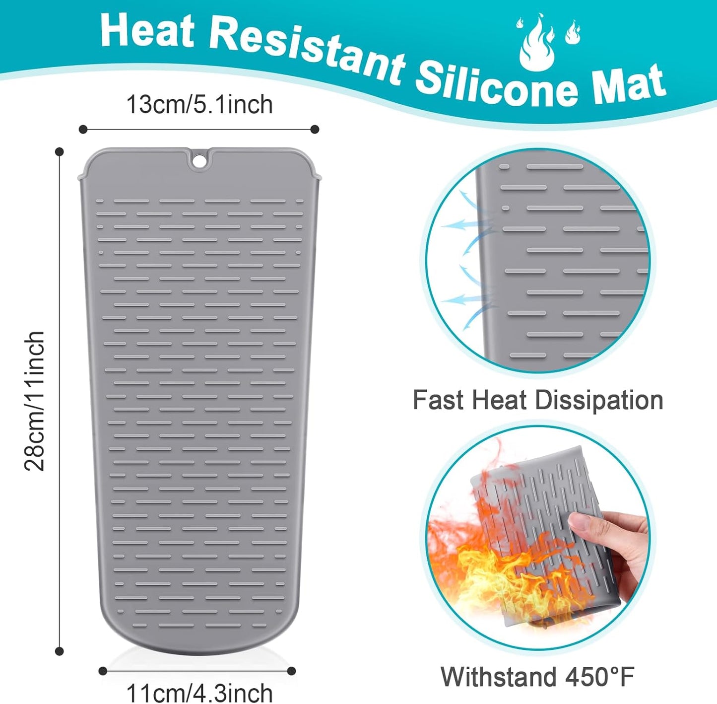 Shappy 2 Pieces Curling Iron Travel Case Cover Heat Resistant Flat Iron Holder Case Sleeve Neoprene Straightener Holder and Silicone Hot Tools Flat Bag(Sloth Style)