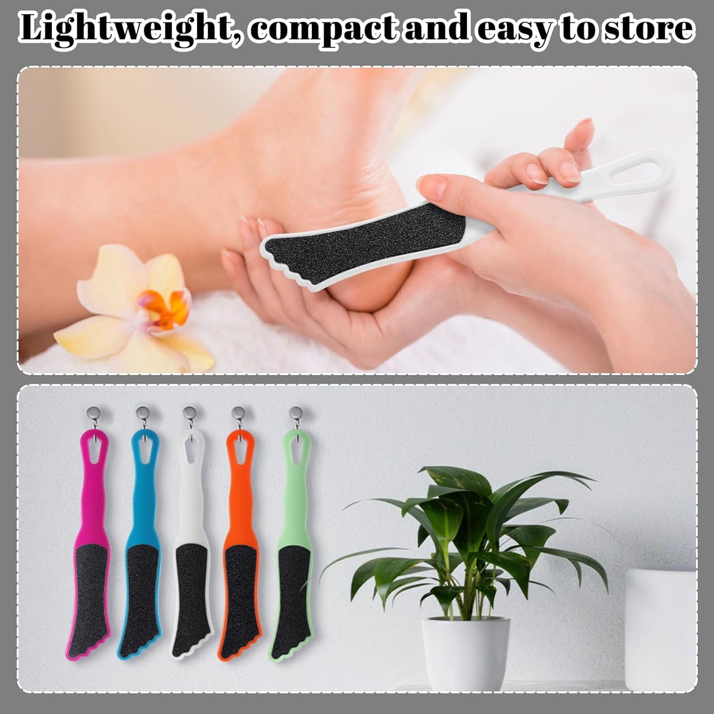 10 Pack Foot File Callus Remover with Double Sided Pedicure Tools for Feet Professional Sander for Dead Skin Foot Scrubber Rasp for Women Men Family Feet Beauty Spa