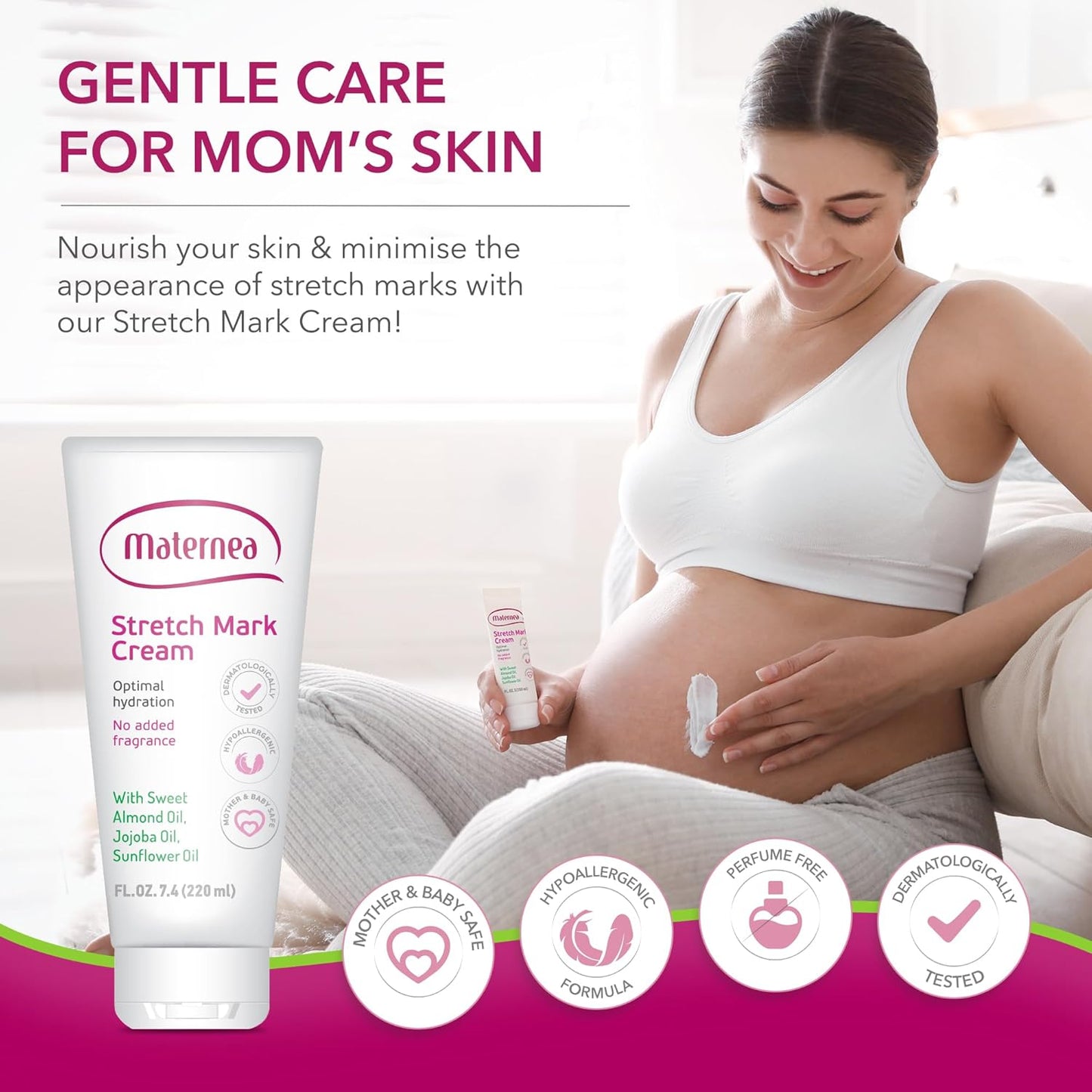 Stretch Mark Cream - Provides optimal skin hydration and improves its appearance. (150 ml)