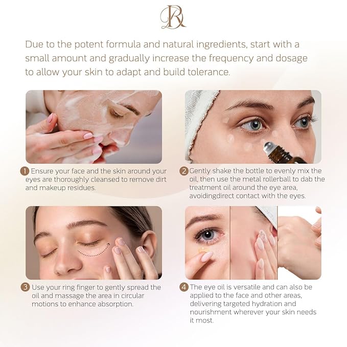 Decoder Beauty Hydration and Sensitivity Care Eye Serum Oil, Eye Skin Care Essence Oil, Under Eye Cream, with Jojoba Oil, Squalane and Rice Germ Oil - Soothing Eye Care for Dry and Sensitive Skin