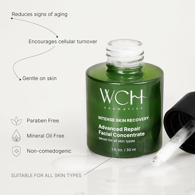 Advanced Repair Facial Concentrate with Ceramides and Peptides – Anti-Aging Serum for Deep Hydration, Even Skin Tone, Fine Lines & Wrinkles – 1 fl. oz. / 30 ml