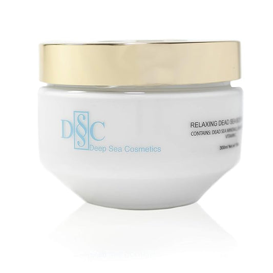 Deep Sea Cosmetics | Lavender & Calendula Infused Relaxing Dead Sea Body Butter - 10 Oz | Unwind with Superior Hydration, Tranquil Aromatherapy, and Silky Smooth Skin