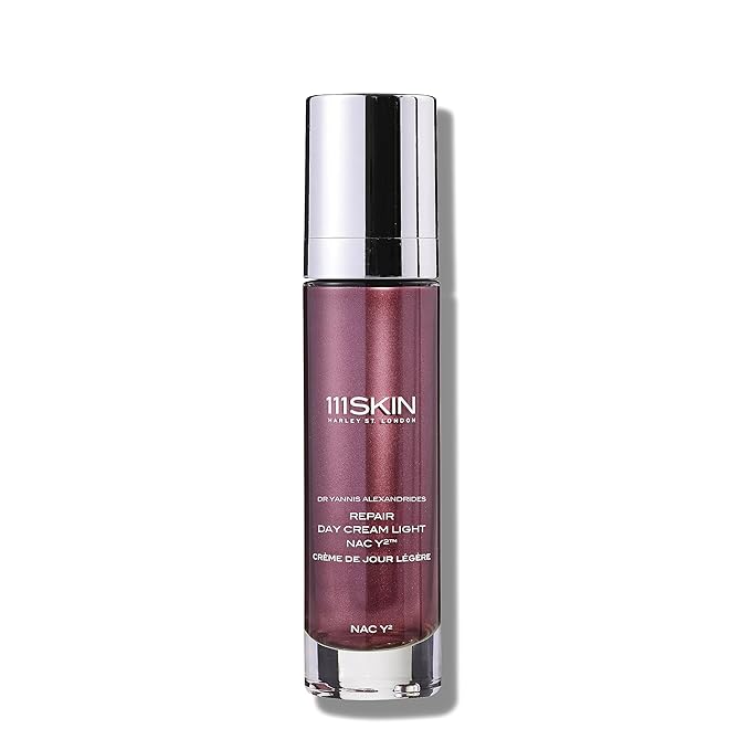 111SKIN Repair Day Cream Light NAC Y2 I Reinforces Skin Barrier I Fights Free Radicals| Combats Early Signs of Aging (1.69 fl oz)