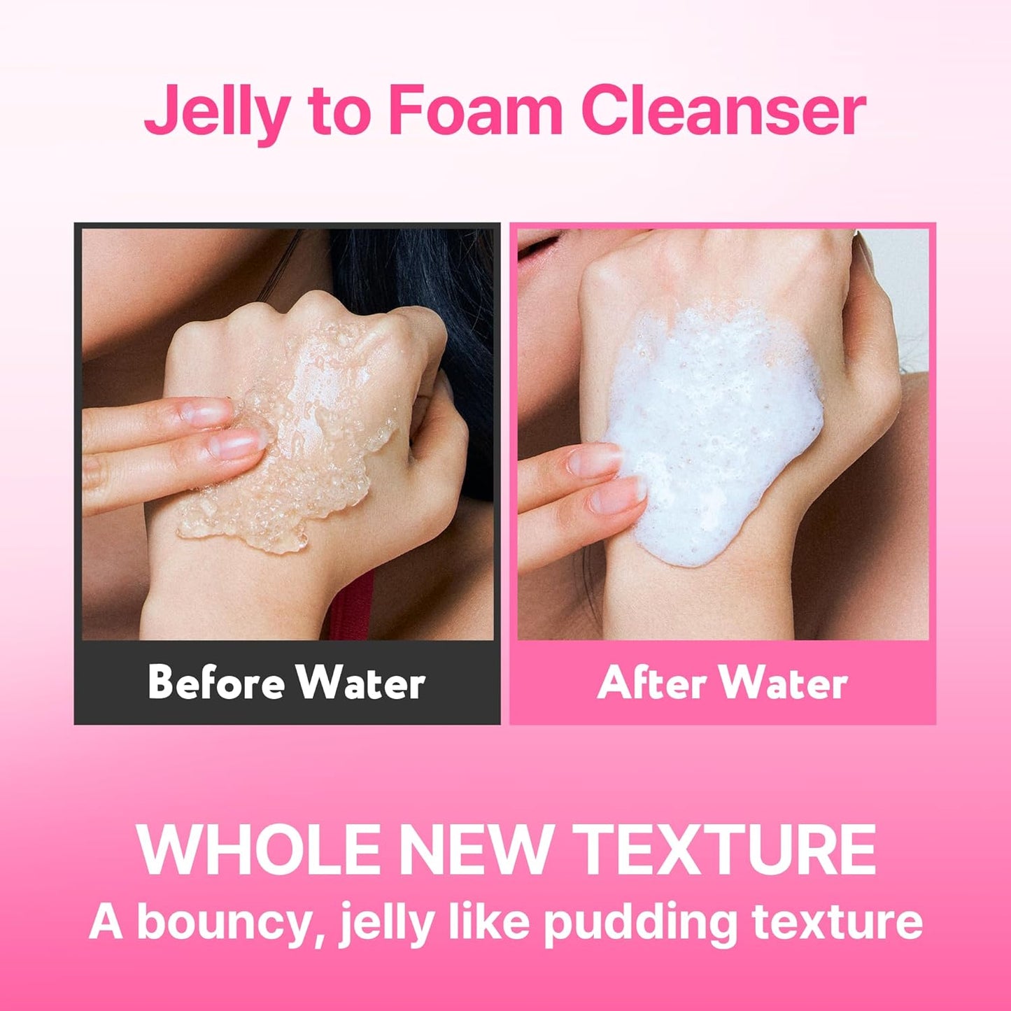 Coconut Jelly Pudding Cleanser | Deep Pore Cleansing & Gentle Exfoliation with Jelly-to-Foam Texture | Hydrating Face Wash with Panthenol, Ceramide & Peptides (100ml)