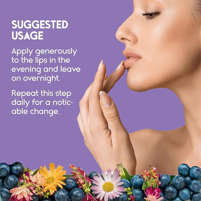 Lip Mask Overnight with Hyaluronic Acid & Collagen, Lip Sleeping Mask for Dry Cracked Lips, Moisturizing, Hydrating, Exfoliating Night Treatment for Lip Care (Strawberry) (0.7, Berry)