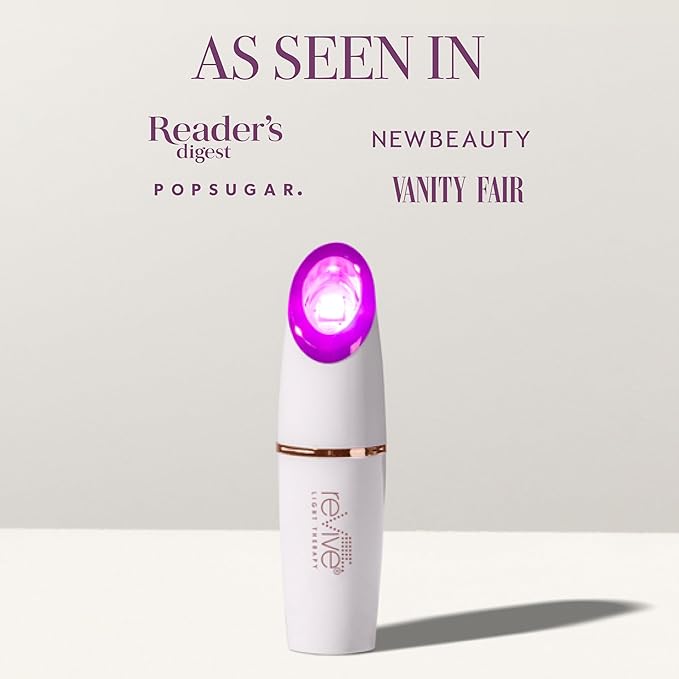 reVive Light Therapy Lux Collection Spot Acne Device for Face, Portable Red & Blue Light Therapy