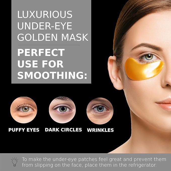 CÉLOR Under Eye Patches for Puffy Eyes and Dark Circles (16 Pairs) with Amino Acid & Collagen - Under Eye Masks Great for Bachelorette Party Favors, Swag Bag Stuffers, Spa Gifts for Women