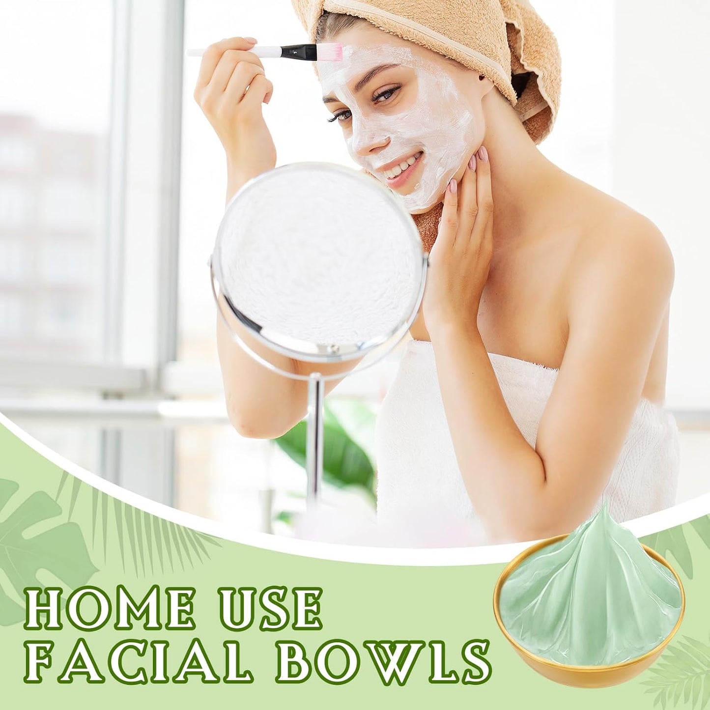 12 Pcs 3.5 In DIY Face Mask Mixing Bowl Stainless Steel Esthetician Facial Mask Bowl Facial Small Mixing Esthetician Supplies for Lady Women Skincare Home Salon Cosmetic Beauty (Gold)