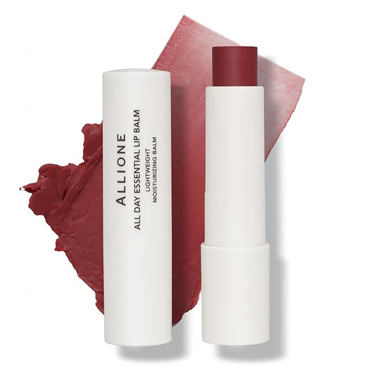 All Day Essential Tinted Lip Balm 05 Berry Fig | Natural Gloss Finish, Moisturizing Lip Care, Deep Nourishing Plant-Based Chapstick, Hydrating Lip Butter for Dry Cracked Chapped Lips