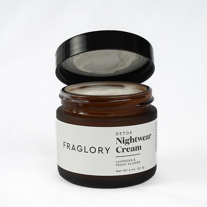 Nourish and Rejuvenate Your Skin with our Detox Nightwear Cream and Moisturizing Face Cream Duo - 2oz Each for Optimal Hydration and Skin Renewal.