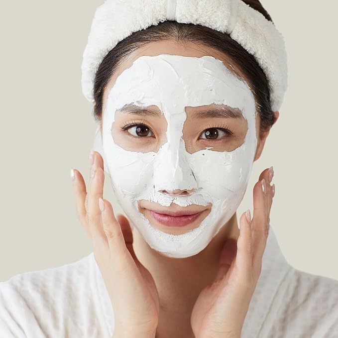 Gentle Purifying Mud Mask - Bentonite and Kaolin Clay Mask for Blackheads and Pores - Mineral Detox Korean Skincare for Glowing and Balanced Skin - For All Skin Types - 2.02 Ounces