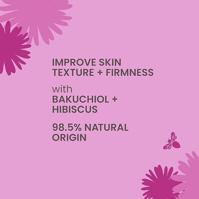 Burt's Bees Firming Collagen Face Serum, Mothers Day Gifts, Natural Origin Retinol Alternative Improves Skin Texture & Supports Anti-Aging, with Bakuchiol, Lightweight - Firming Booster (1 oz)