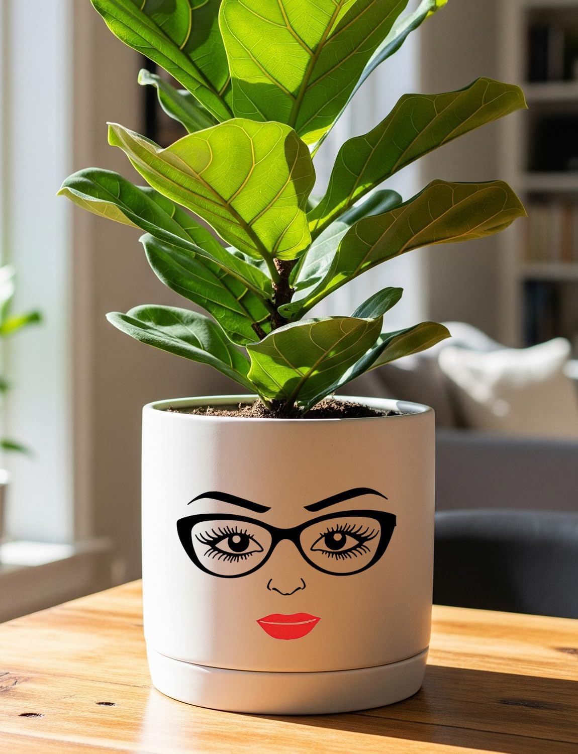 7 Sheets Face Stickers for Crafts, Make a Face Stickers Funny Mouth Eyes Lips Nose Eyebrows Facial Decals for Flower Pots DIY Crafts Holiday Party Supplies