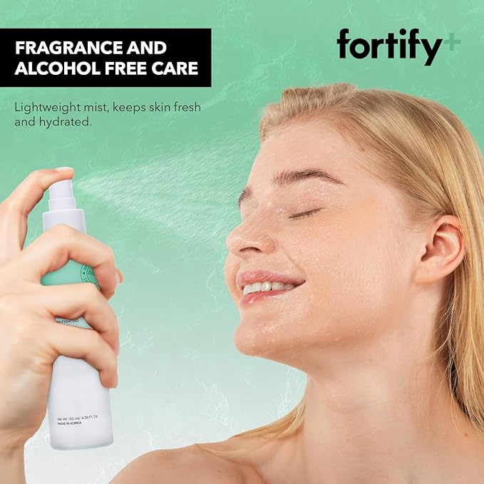 9-in-1 Korean Facial Mist Spray with Hyaluronic Acid & Aloe Vera - Anti-Aging & Hydrating - Dermatologist Tested, Fragrance-Free - All Skin Types, Clean Beauty - 130ML/4.39 FlOz