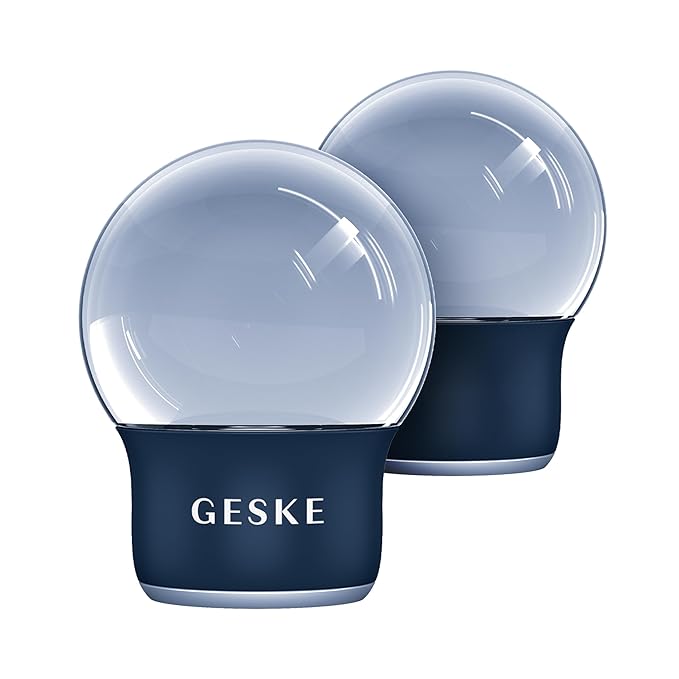 SmartAppGuided™ Cool & Warm Face & Body Massager | 7 in 1 | Multifunctional Massager | Face & Body | Battery-free Cooling & Warming | Firms, Relaxes & De-Puffs Skin | Globular Design