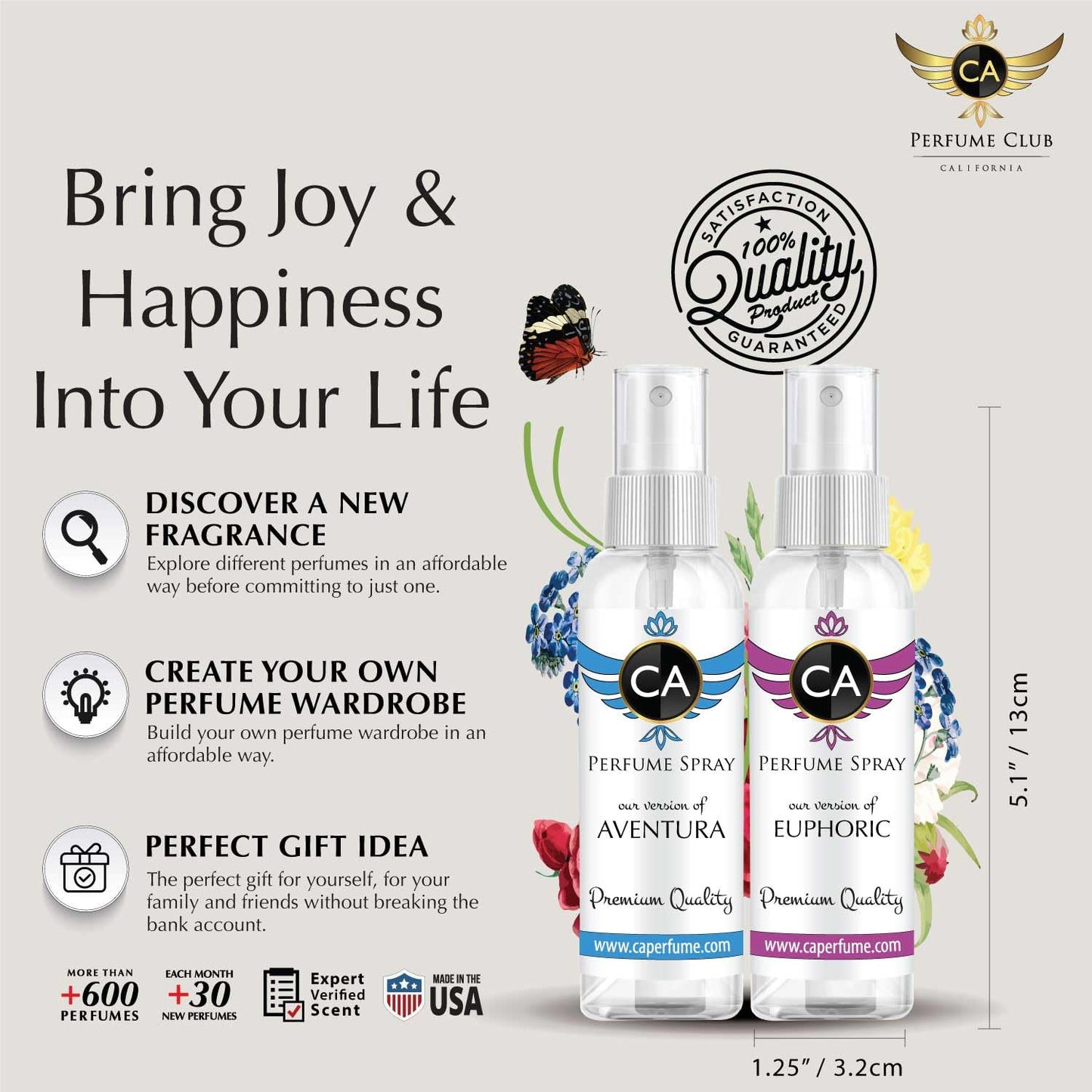 CA Perfume Eco Refill Impression of La Nuit Homme For Men Cologne Eau de Parfum Spray Refillable Bottle 2 Fl Oz/60ml-X1