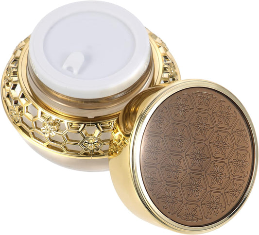 Refillable Acrylic Cream Bottle Jar for Skincare Compact Travel Cosmetic Container for Face Moisturizer and Lotion Durable Clear Storage Jar for Toiletry Bag