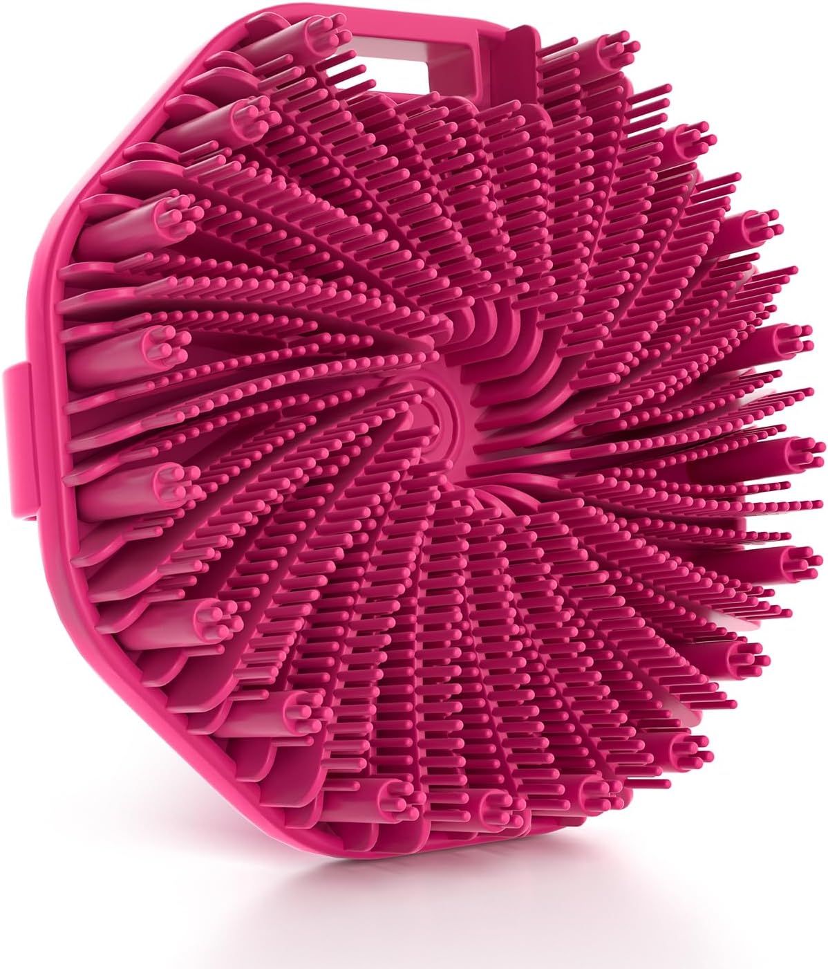 Silicone Body Scrubber, Exfoliating Body Wash Scrubbers Exfoliator, Shower Body Brush for Effective Showering Exfoliation and Gentle Massage (Red)