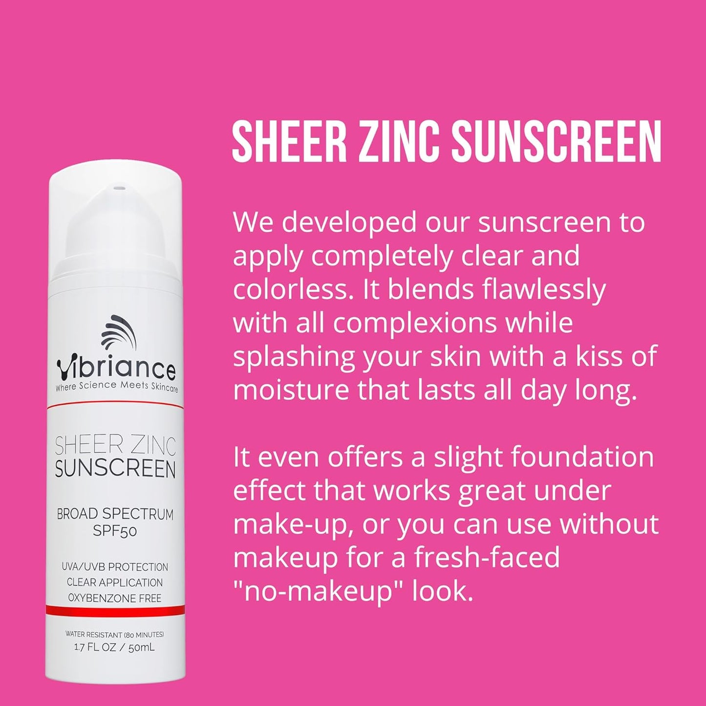 Vibriance Simple Skincare Essentials Bundle | Super C Vitamin Serum, Sheer Zinc Sunscreen SPF 50 Skin Care Set - Nourish, Protect, Illuminate