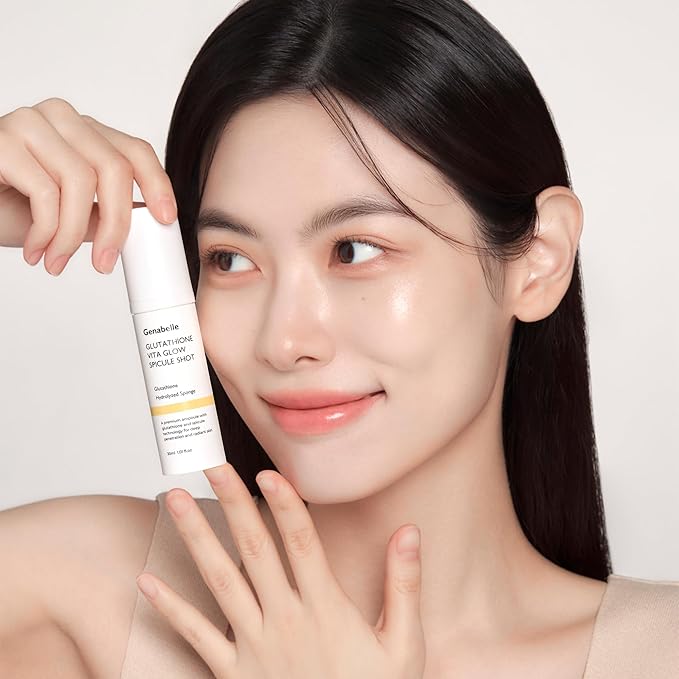 Glutathione Vita Glow Spicule Shot – 2,000 ppm Glutathione, Microneedling Effect with Spicules, Boosted Vitamin C, Clinically Proven Brightening & Skin Tone Enhancer