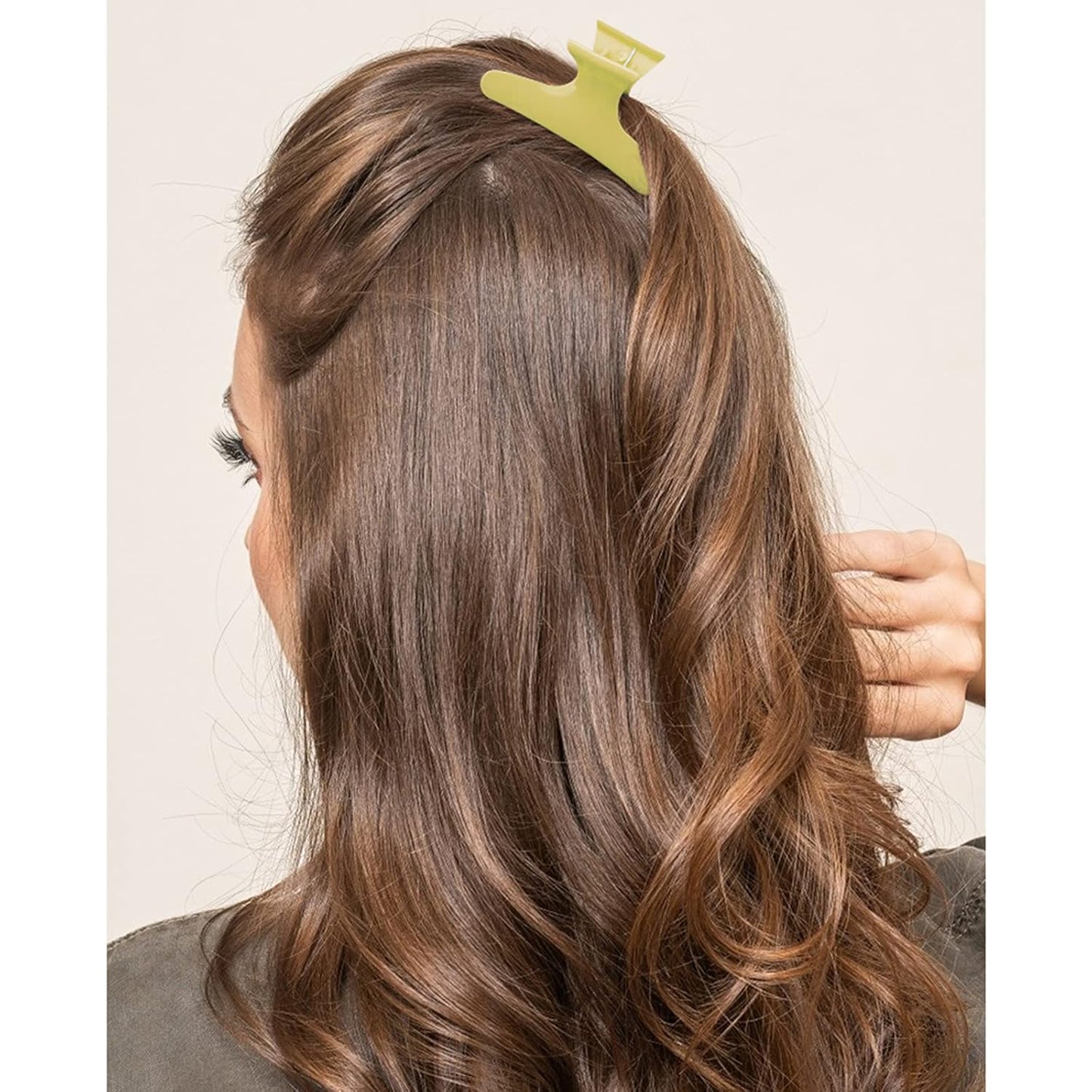 Ondder 12 Pack Butterfly Hair Clamps Clips Hair Claw Clips Salon Pro Section Clip for Styling Sectioning Cutting Coloring Hair Clips Hairdressing Salon Tool Hair Accessories for Women Girls