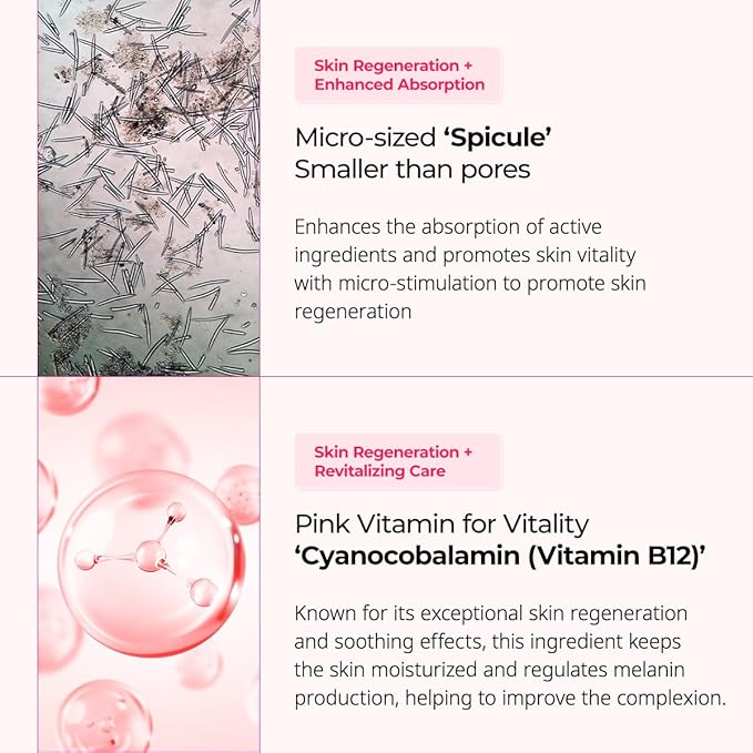 Cemenrete Cyano Pink Spicule Cream with Calcium, Vitamin B12 for under eyes skin, Dark Circles, Fine Lines, Puffiness&Eye Bags Cream, 1.69 fl. oz.