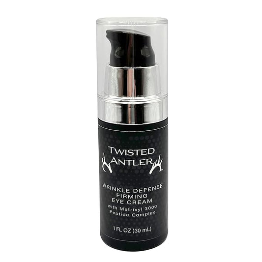 Wrinkle Defense Firming Eye Cream - Anti-aging Eye Cream with Matrixyl 3000 peptides, Hyaluronic Acid, Vitamin C & E, 30+ Plant Extracts - 1oz USA