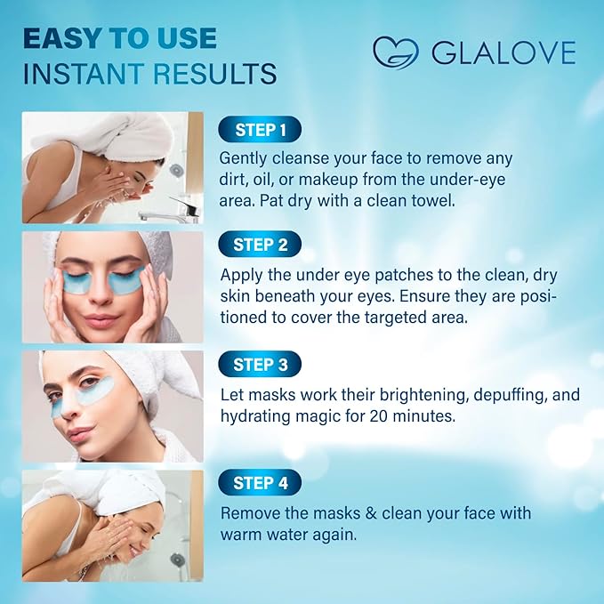Under Eye Patches for Puffy Eyes: 55 Count Retinol Collagen Eye Gels Pads - Anti-Aging & Rejuvenating Eye Masks Women, Men