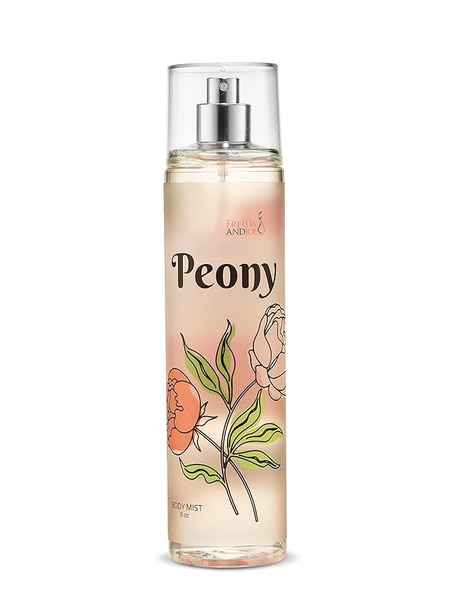 Home Spa Gift 10oz Deep Moisturizing Fragrance Body Lotion & 8 oz. Fine Fragrance Body Mist Set Luxury Self-Care Combo for Women and Girls (Peony) Mother’s Day Gift for Mom