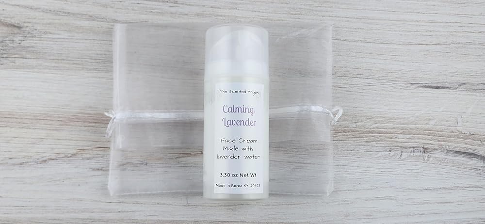 TSA Handmade Face and Body Cream, Moisturizer, Day and Night, Hydrate, Dry Skin, Sensitive, All Natural, Skin Care, Spa, Woman, Men, Calming Lavender