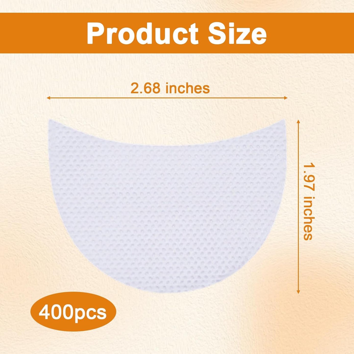 400 Pcs Disposable Eyeshadow Shields, Makeup Tape for Eyeliner, Lash Extensions & Lip Tinting, Smudge-Proof, Residue-Free Eyeshadow Tape for Eye Makeup