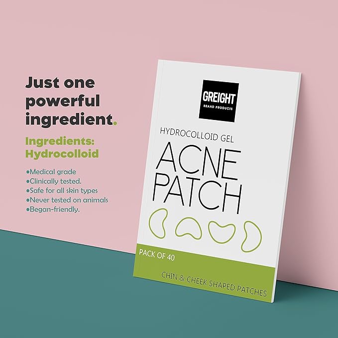 pimple patches for face - (40 Count) acne patches Hydrocolloid for Covering Zits and Blemishes Zits and Breakouts with - Vegan, Cruelty Free, Carbonfree (40 PATCHES)