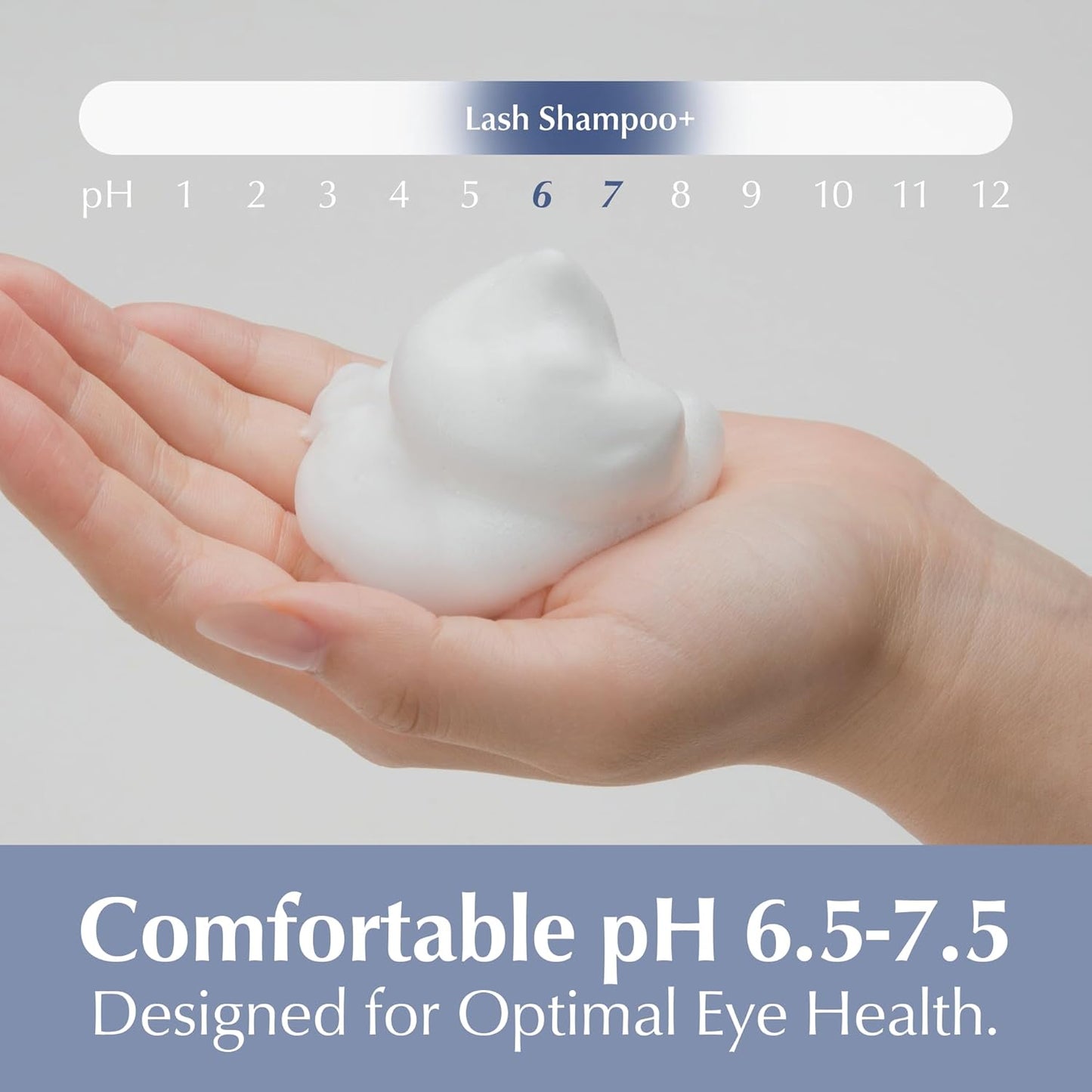 BL Lashes Eyelash Shampoo+ Brush, Eyelid Foaming Cleanser for Natural and Extension Lashes, Gentle Lash Bath and Makeup Remover for Salon and Home (50ml)