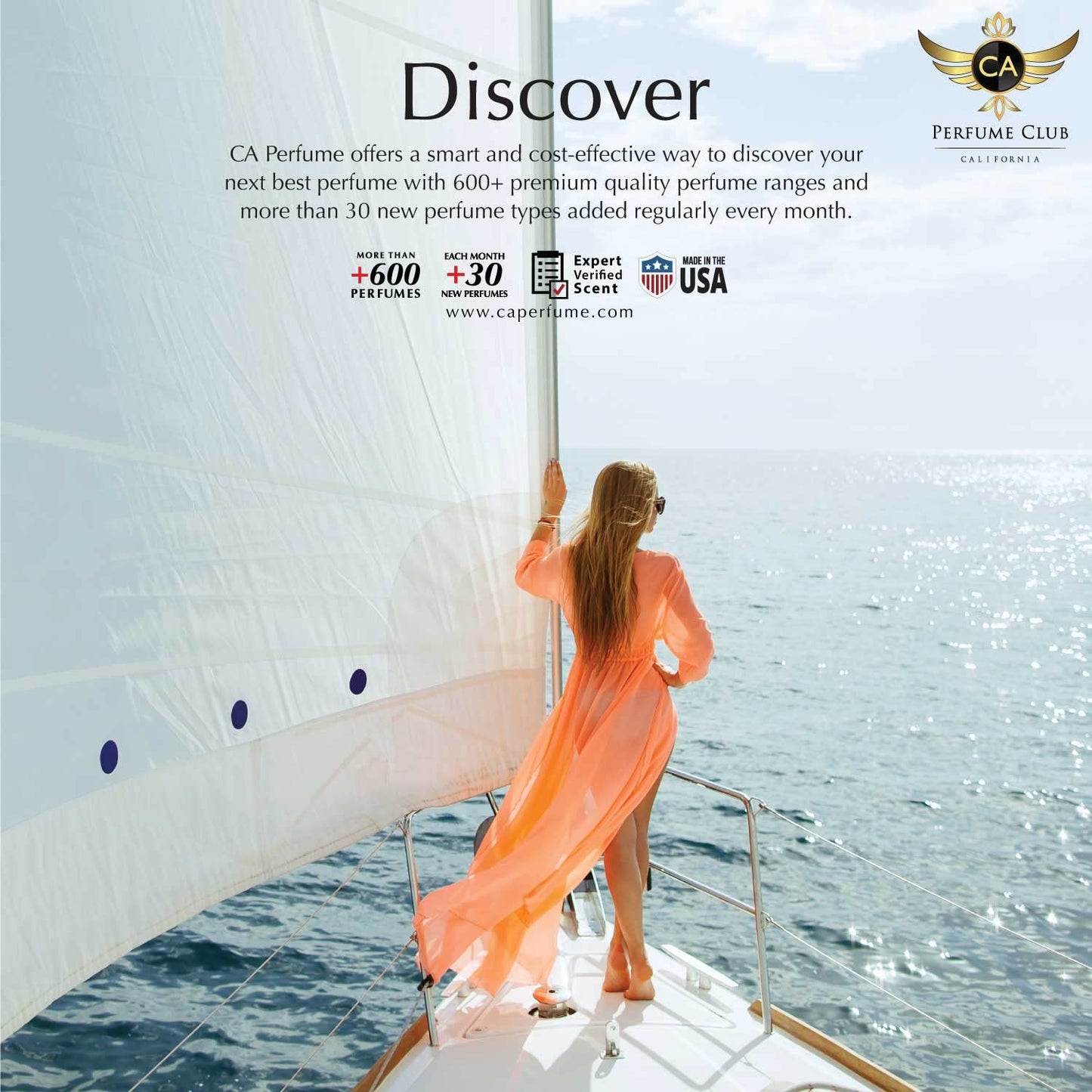 CA Perfume Eco Refill Impression of Cashmere Mist For Women Concentrated Long Lasting Eau de Parfum Spray Refillable Atomizer Bottle 2 Fl Oz/60ml-X1