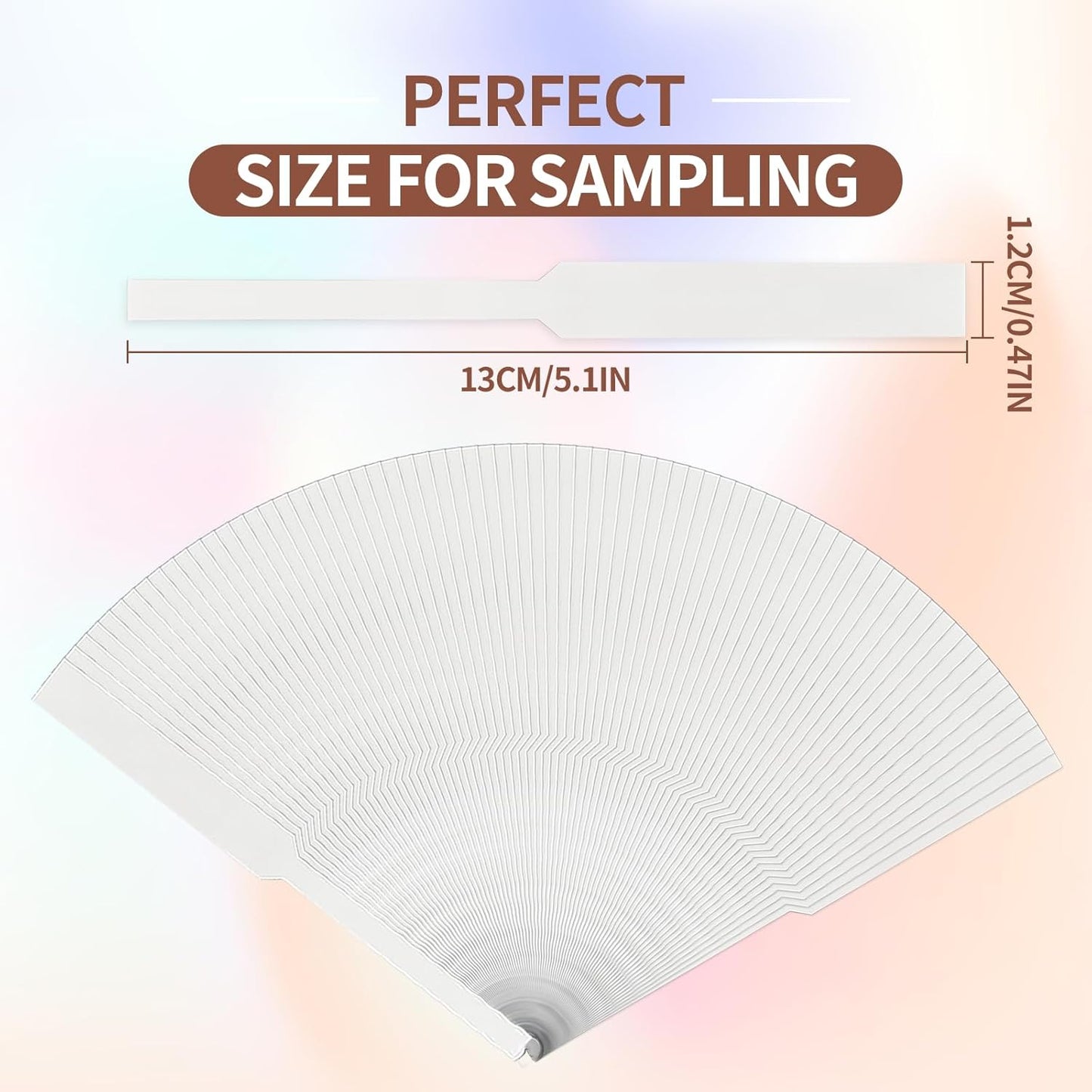 200PCS Perfume Tester Strips,Disposable White Perfume Paper Strips,Thick Disposable Fragrance Blotters for Perfume,Essential Oils Sampling,Aromatherapy Testing Scents