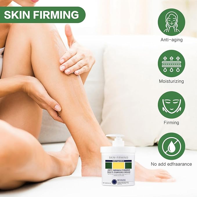 Advanced Firming & Wrinkle-Reducing Cream -Skin Firming Rejuvenating Cream, Skin Firming Rejuvenating Serum Deep Hydration, Skin Firming Rejuvenation for All Skin Types (3.52 Fl Oz, 2PCS)
