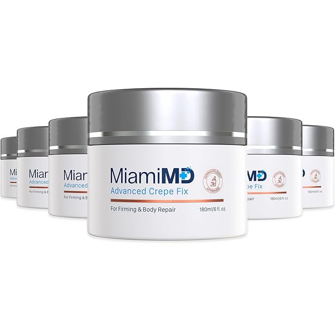 Advanced Crepe Fix 180ml (6fl oz) Anti Aging and Skin Firming Cream For All Skin Types - Cruelty Free - Paraben Free Skin Care - 6 PACK