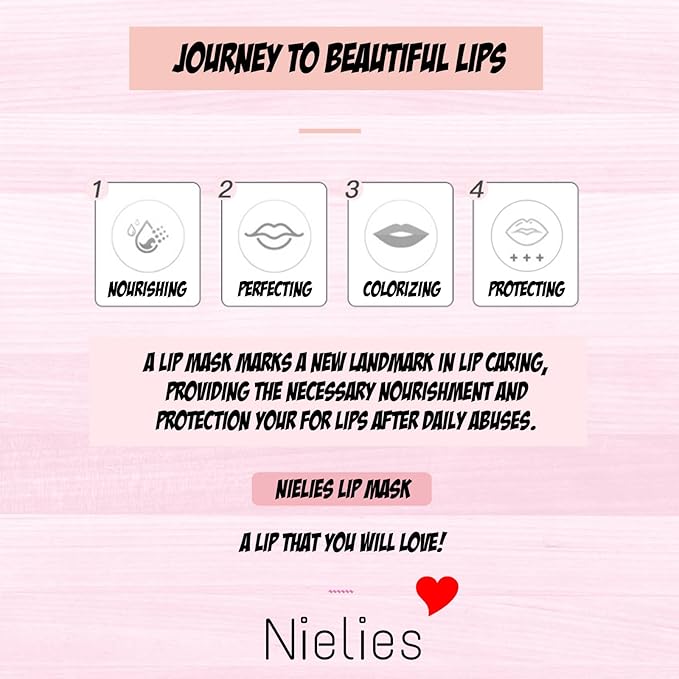 24K Golden Hydrating Lip Mask Patches, Korean Skincare, Plumping Treatment, 30 Pieces (Pink (B))
