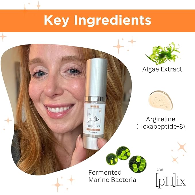 pHiller Peptide Serum - Advanced Anti Aging Face Tightening Serum for Fine Lines and Wrinkles, Hydrating Peptides Facial Formula for Skin, with Argireline + Tripeptides; Vegan (2-Pack)
