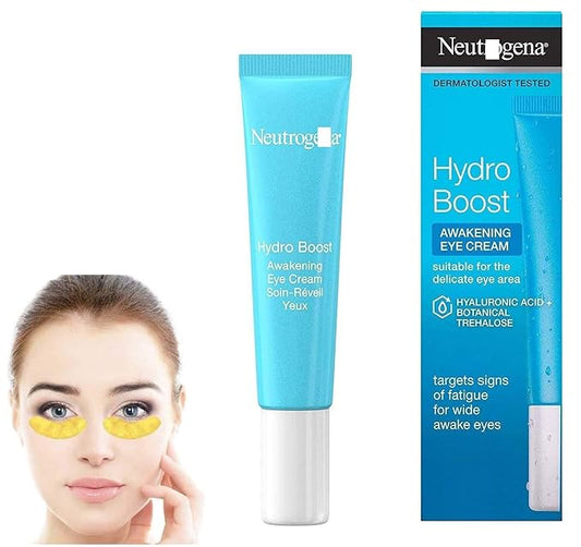 VibePack Eye Awakening Gel-Cream, Hydro Boost, Under-Eye Cream, 15 ml + Gold Under Eye Patch