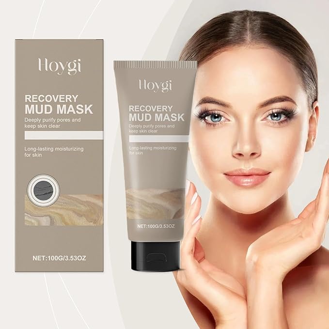 Recovery Mud Mask for Face and Body, Clay Mud Mask Deep Pore Cleanser, Hydrating Oil Control, Natural Ingredients
