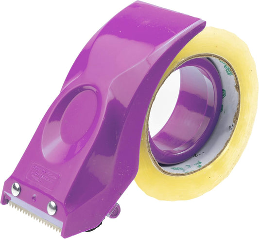 Easy-Mount 2 Inch Tape Gun Dispenser Packing Packaging Sealing Cutter Blue Handheld Warehouse Tools Pink
